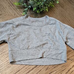 Xersion Heather Gray Knit Top